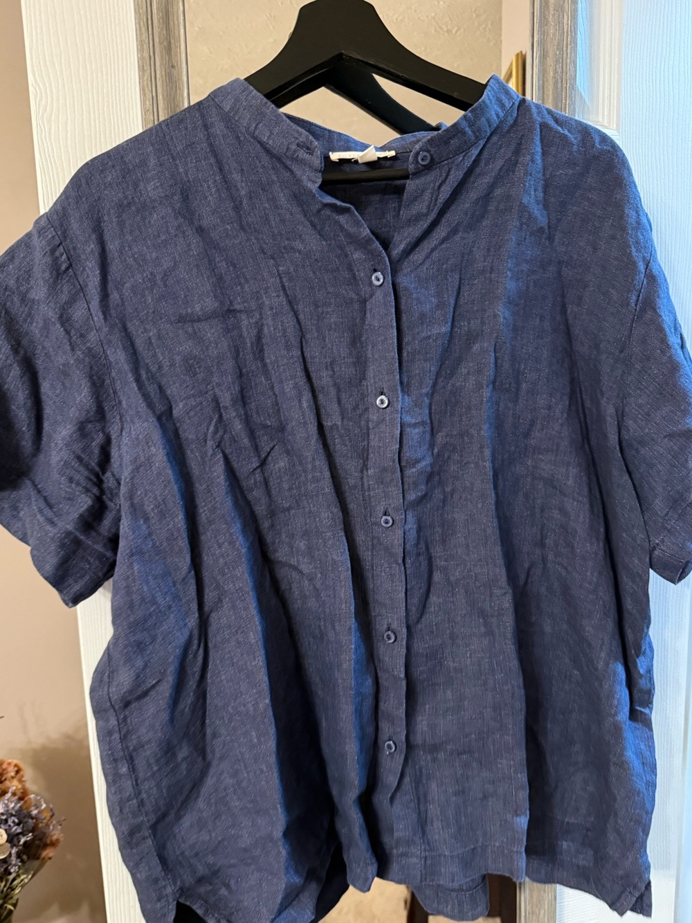 Eileen Fisher Linen Button Up